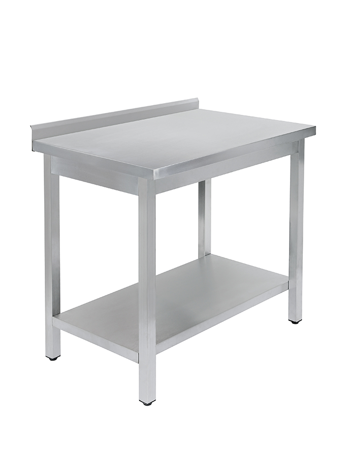 СТОЛ универсальный Luxstahl СПУ-12/6 со сплошной полкой нерж.