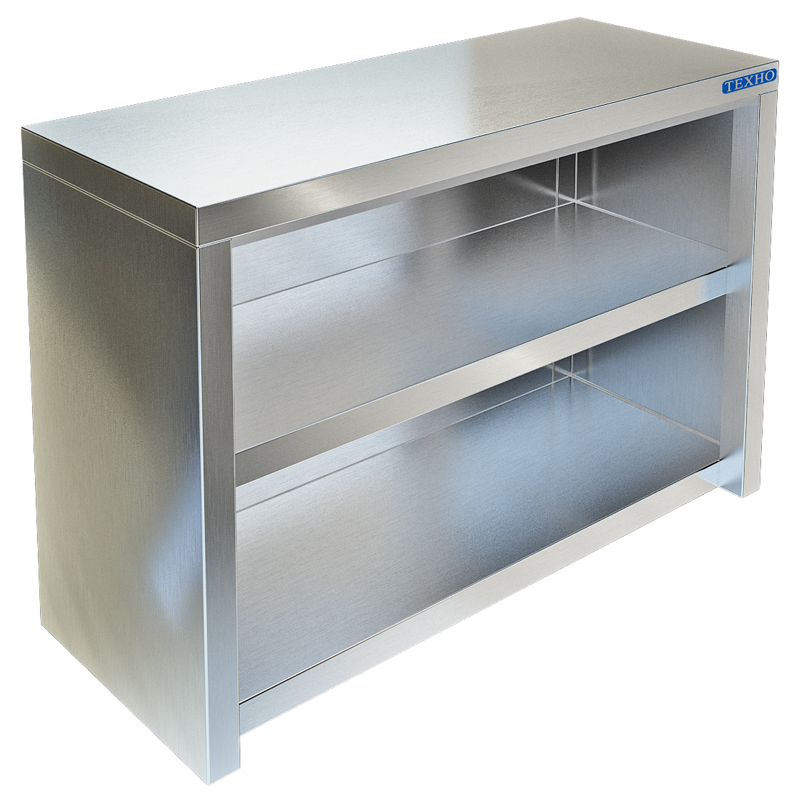 Полка-шкаф настенная открытая ТЕХНО-ТТ ПН-121/900 (без дверей)