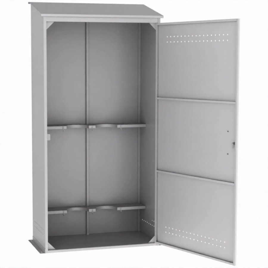 Шкаф для 2-х газовых баллонов ШГБК-013 усиленный