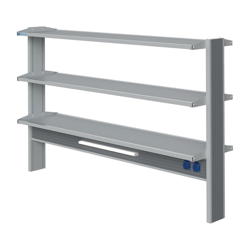 Технологический высокий островной стеллаж Mod. 1800 ТСОв