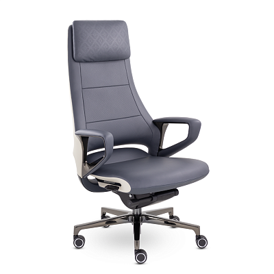 Кресло EPIK А-001-GB L201-271 (темно-синий/ светло-серый)