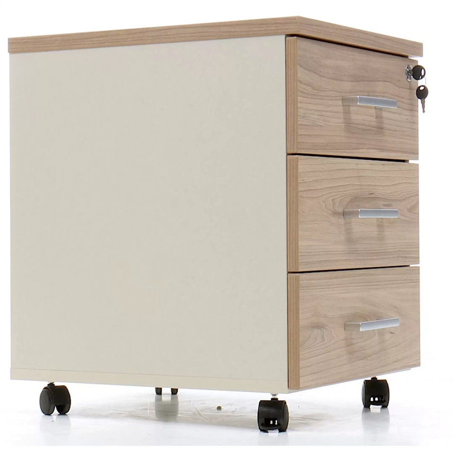 Тумба выкатная NPW-406 L3 вяз натуральный/бежевый