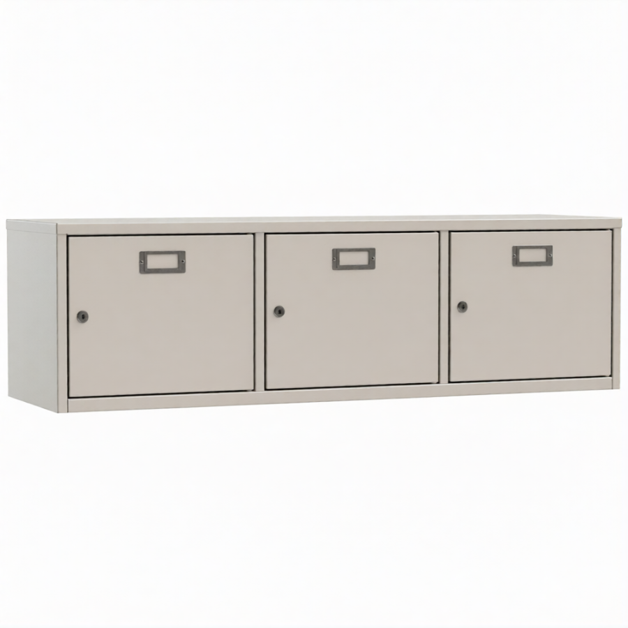 Шкаф для касок 3 ячейки (1 секция по 3 ячейки)