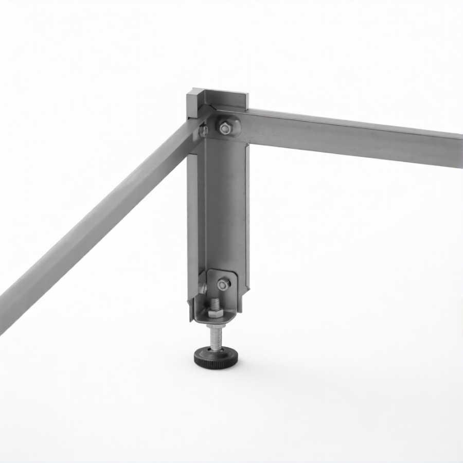 Ванна моечная ВМСн 700/2  2 м/о 600х600х350 (полка с отв., борт; ножка угл.)