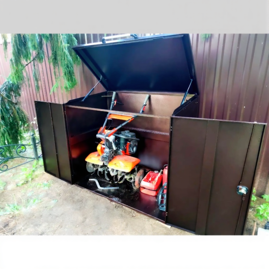 Шкаф дачный для хранения инвентаря 1235х1380х820