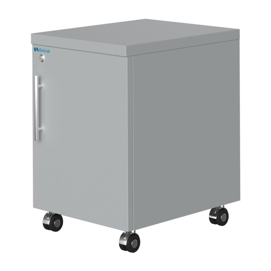 Тумба подкатная низкая с дверью Mod. 400 ТДМн правая