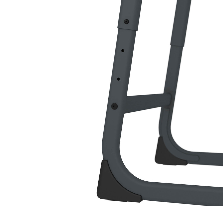 Cтол ученический белый снег/антрацит SHT-T-TN14/5-7