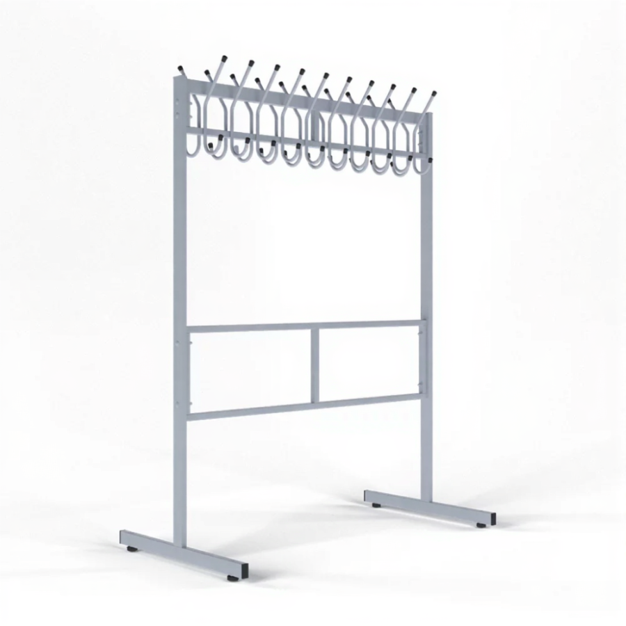 Вешалка гардеробная разборная 20 крючков