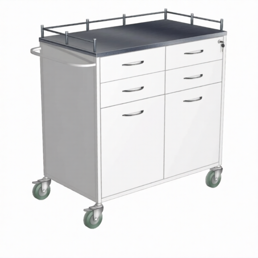 Стол манипуляционный СИА-1 (каркас белый)