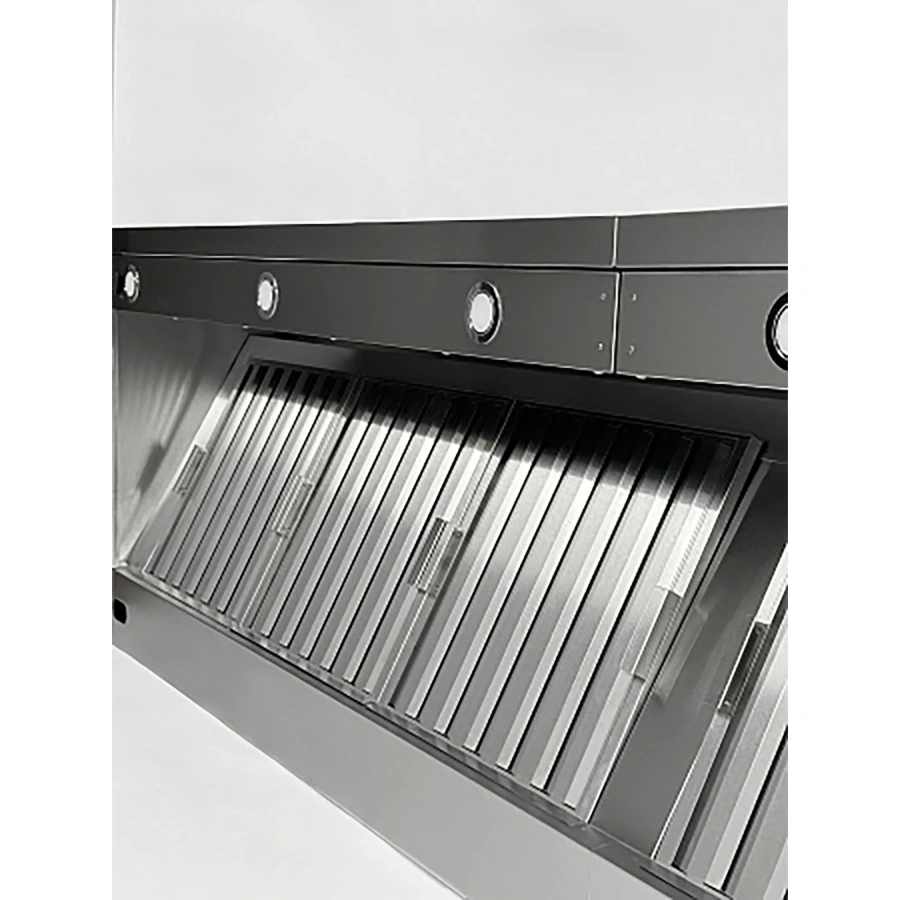 Зонт вытяжной пристенный с подсветкой ЗВПКП-10/14