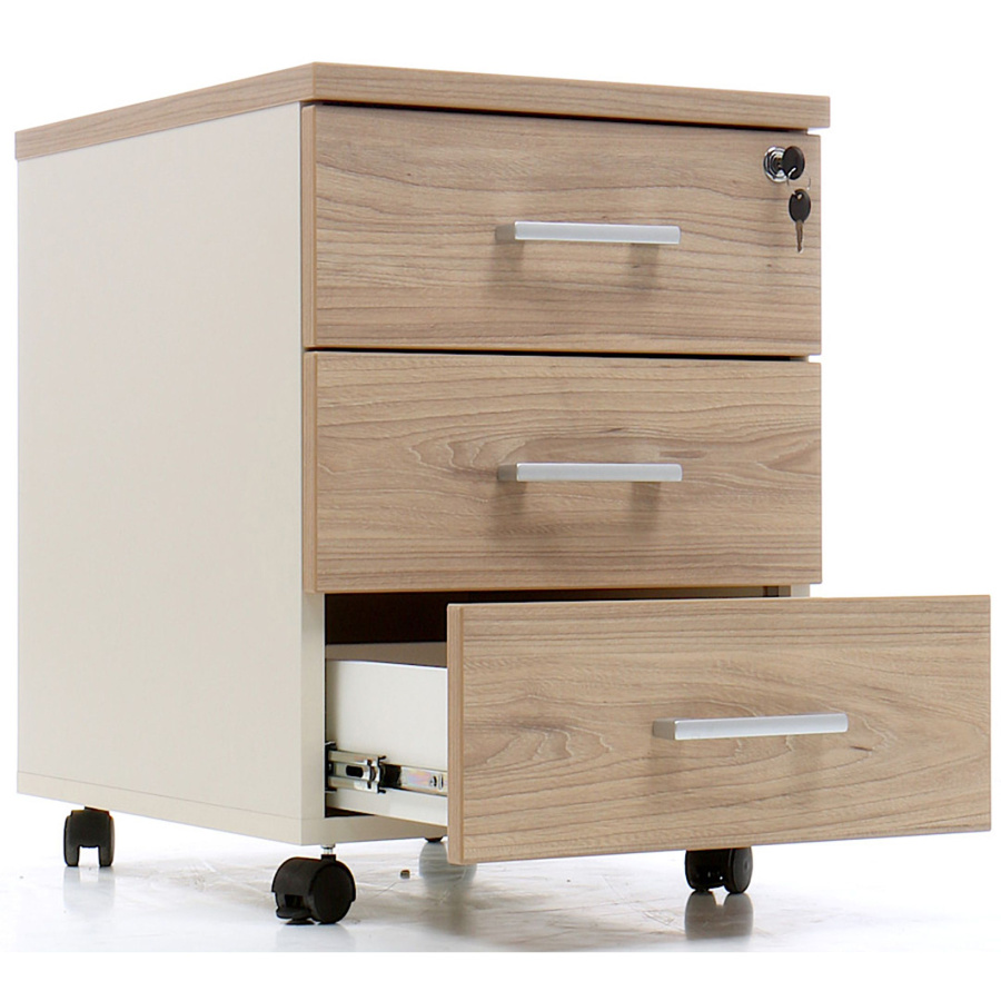 Тумба выкатная NPW-406 L3 вяз натуральный/бежевый