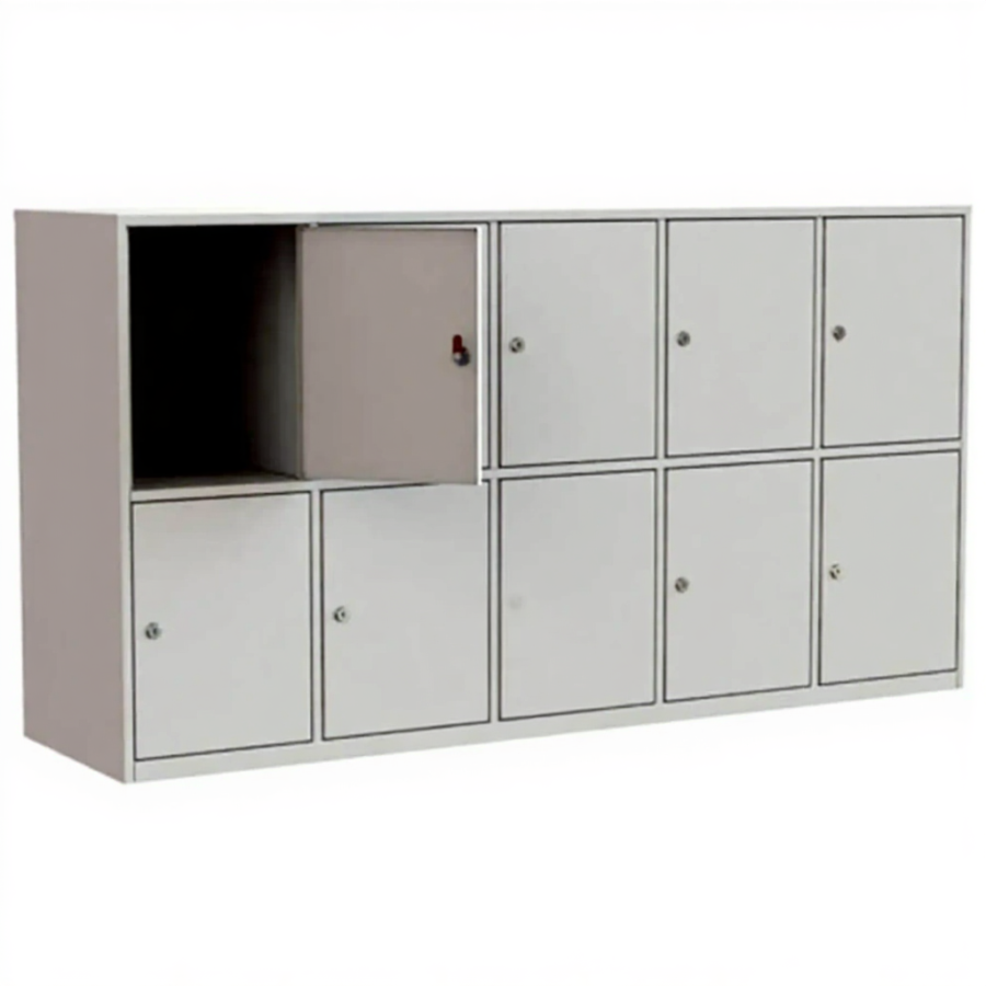 Шкаф для сумок на 10 ячеек (800х1500х400)