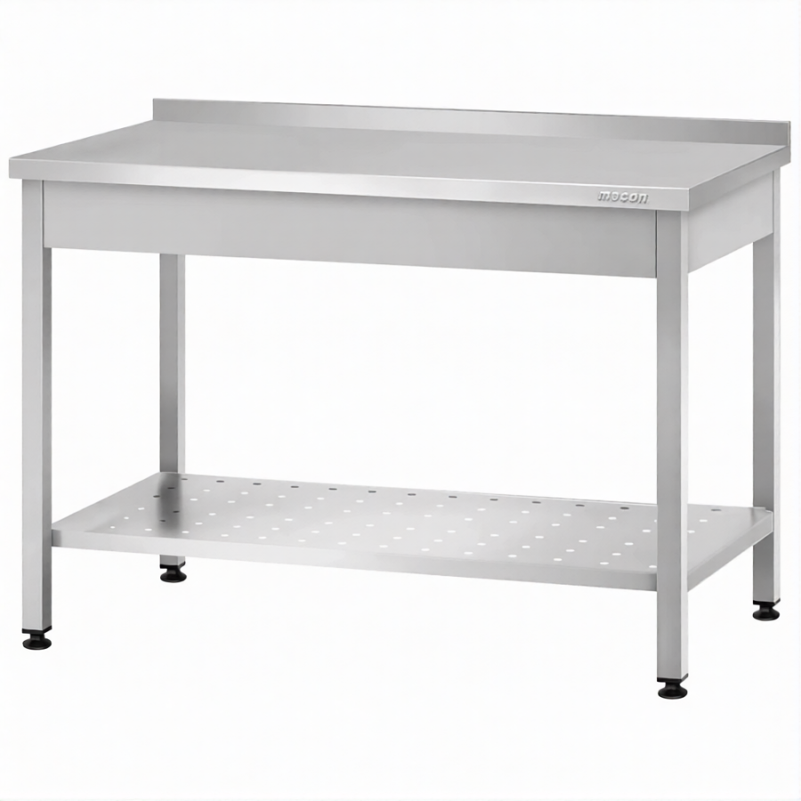 Стол производственный СПРп - 860х600х600 «Profi Ral», борт (полка перфорация)