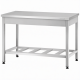 Стол производственный СПРп - 860х1500х600 «Profi Inox» (полка-решетка)