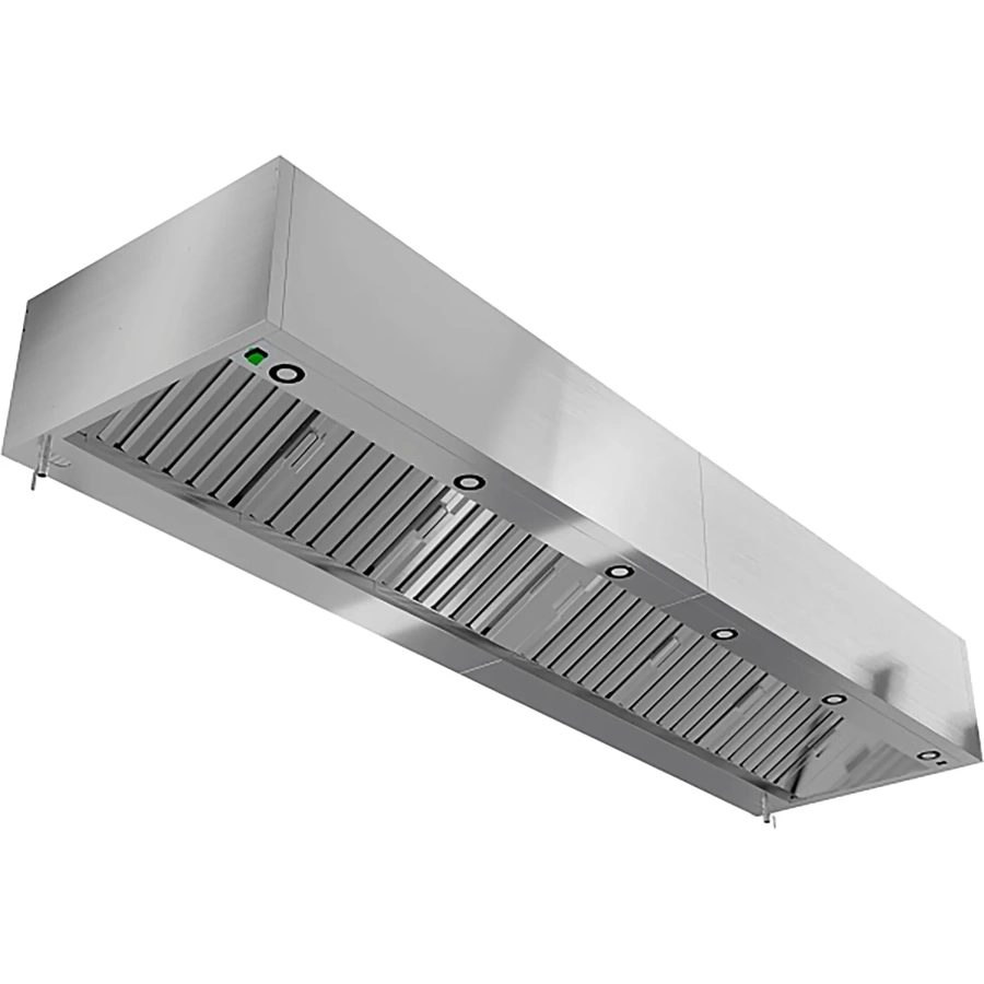 Зонт вытяжной пристенный с подсветкой ЗВПКП-10/14