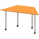 Стол мобильный «Трапеция» СТ-ШП-118, Оранжевый