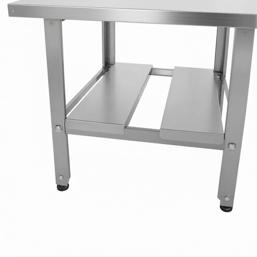 Ванна моечная ВМСн 700/2  2 м/о 600х600х350 (полка с отв., борт; ножка угл.)