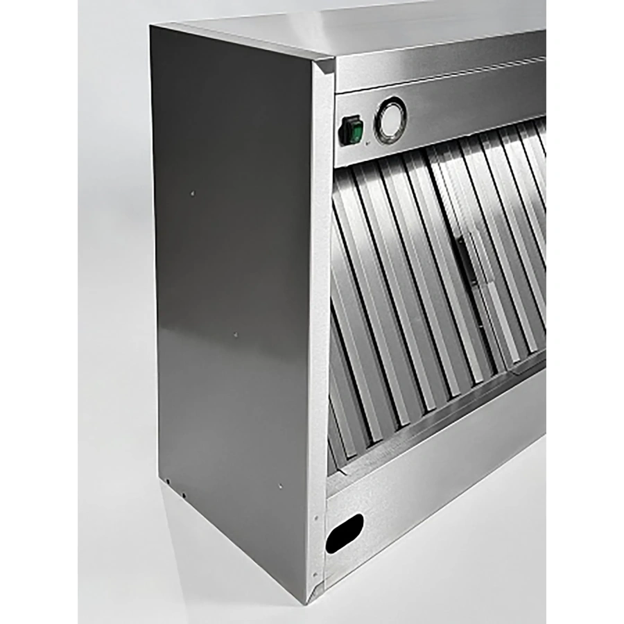 Зонт вытяжной пристенный с подсветкой ЗВПКП-10/14